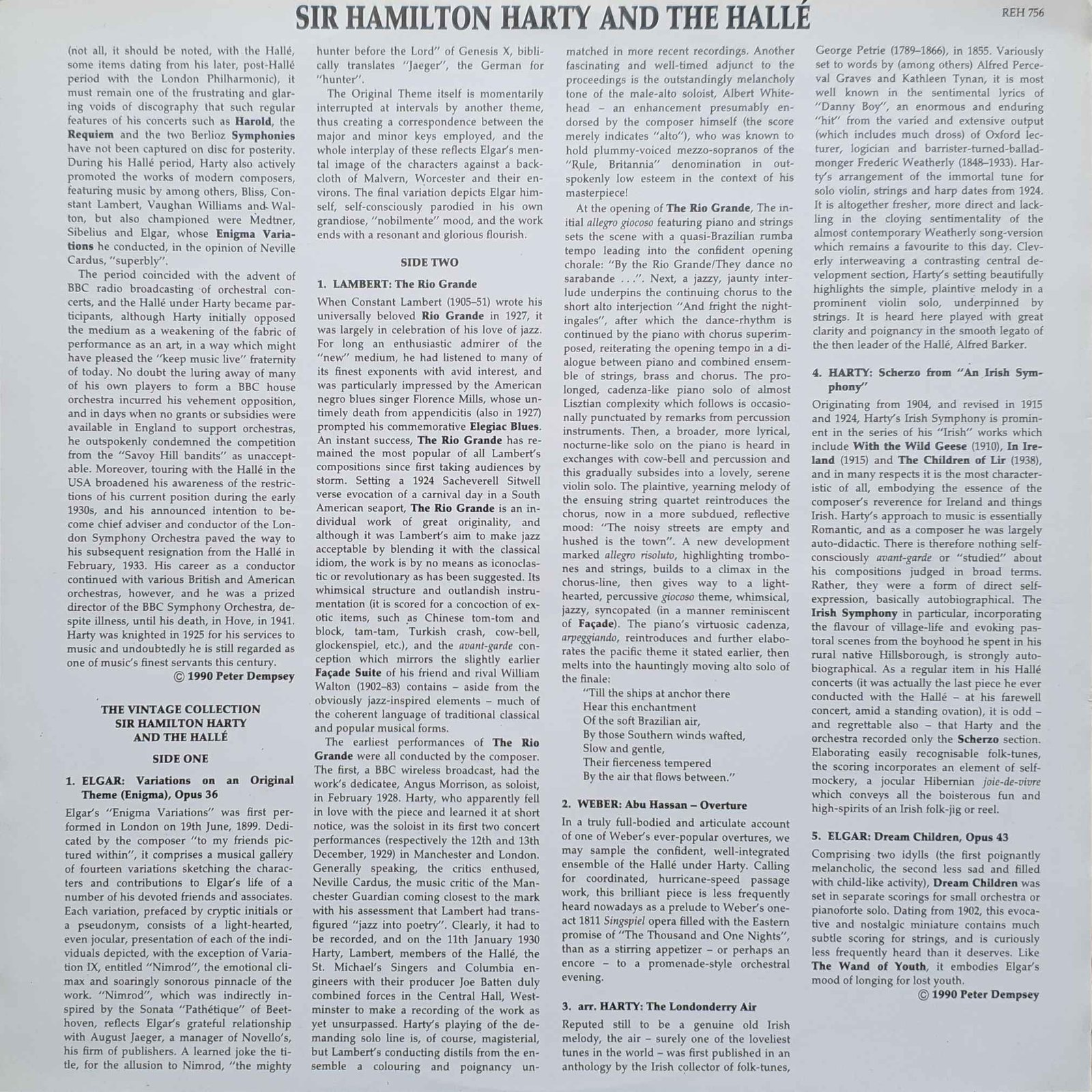 Inserts from REH 756